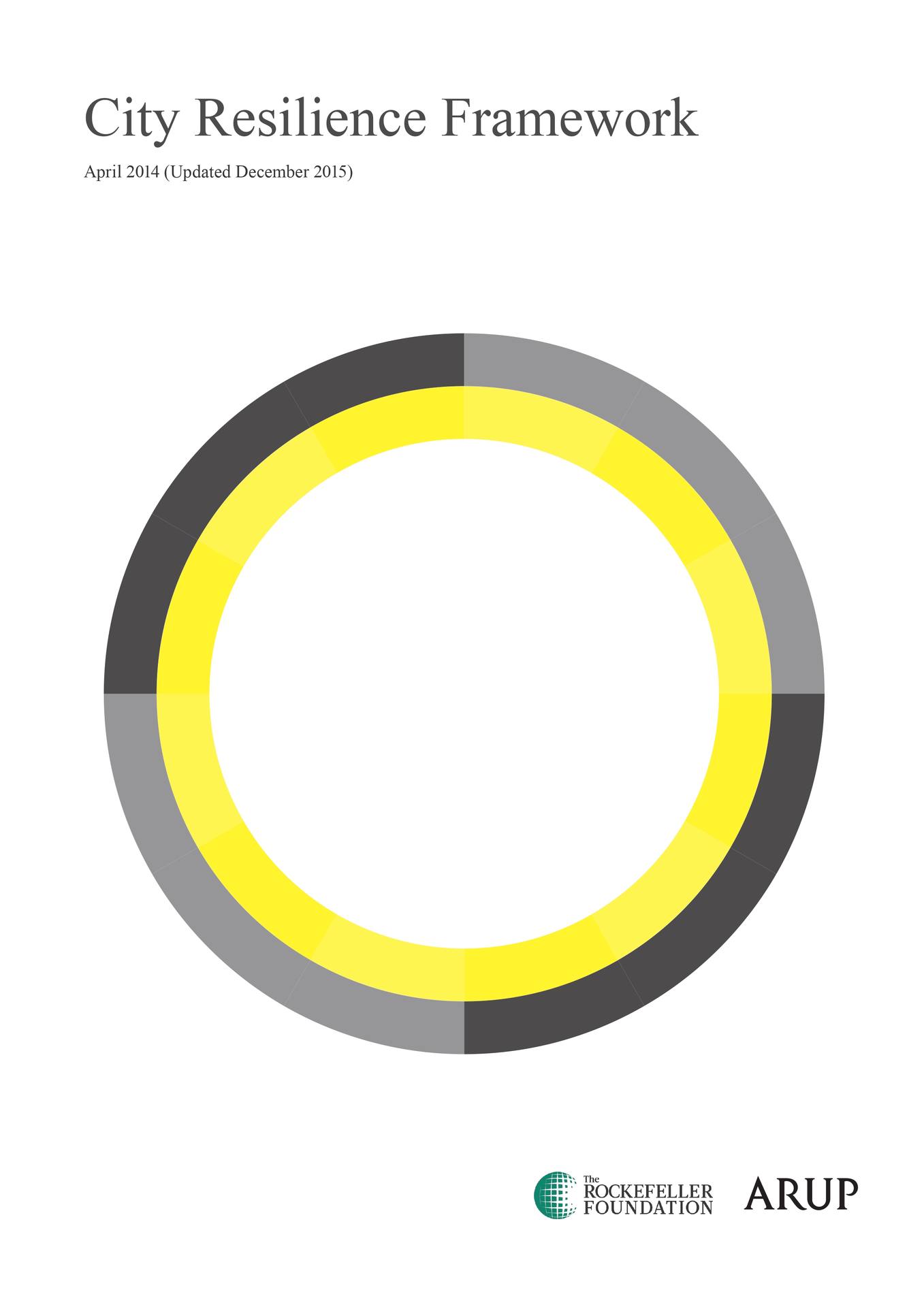 City Resilience Framework report cover
